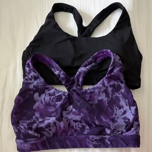 Athleta Women’s Sports Bra A-C, Size Medium (price for both)